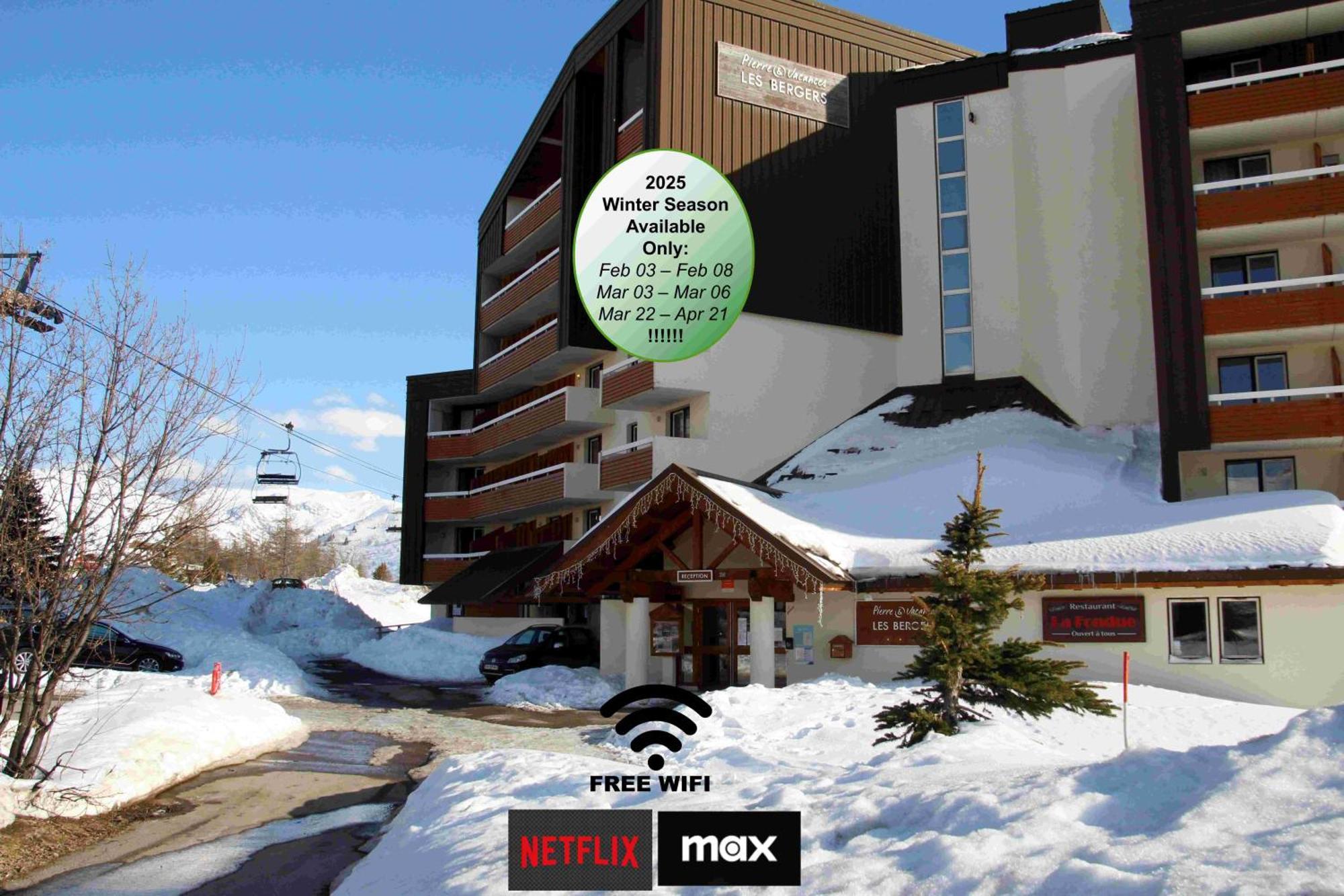 Apartamento Superb View+Swim Pool+Smart Tv+Netflix+Projector Huez Exterior foto